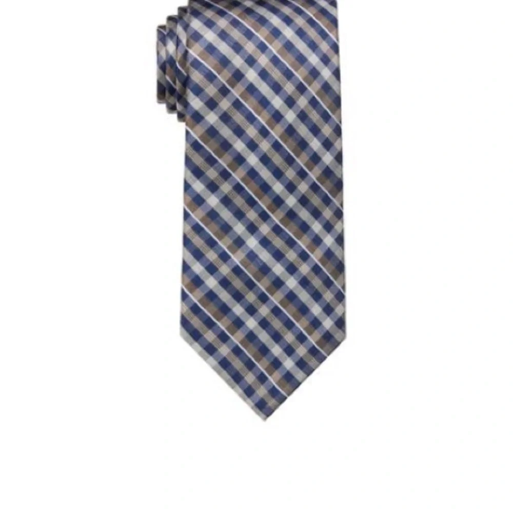 Michael Kors Men's Grid Check-Print Tie - Taupe